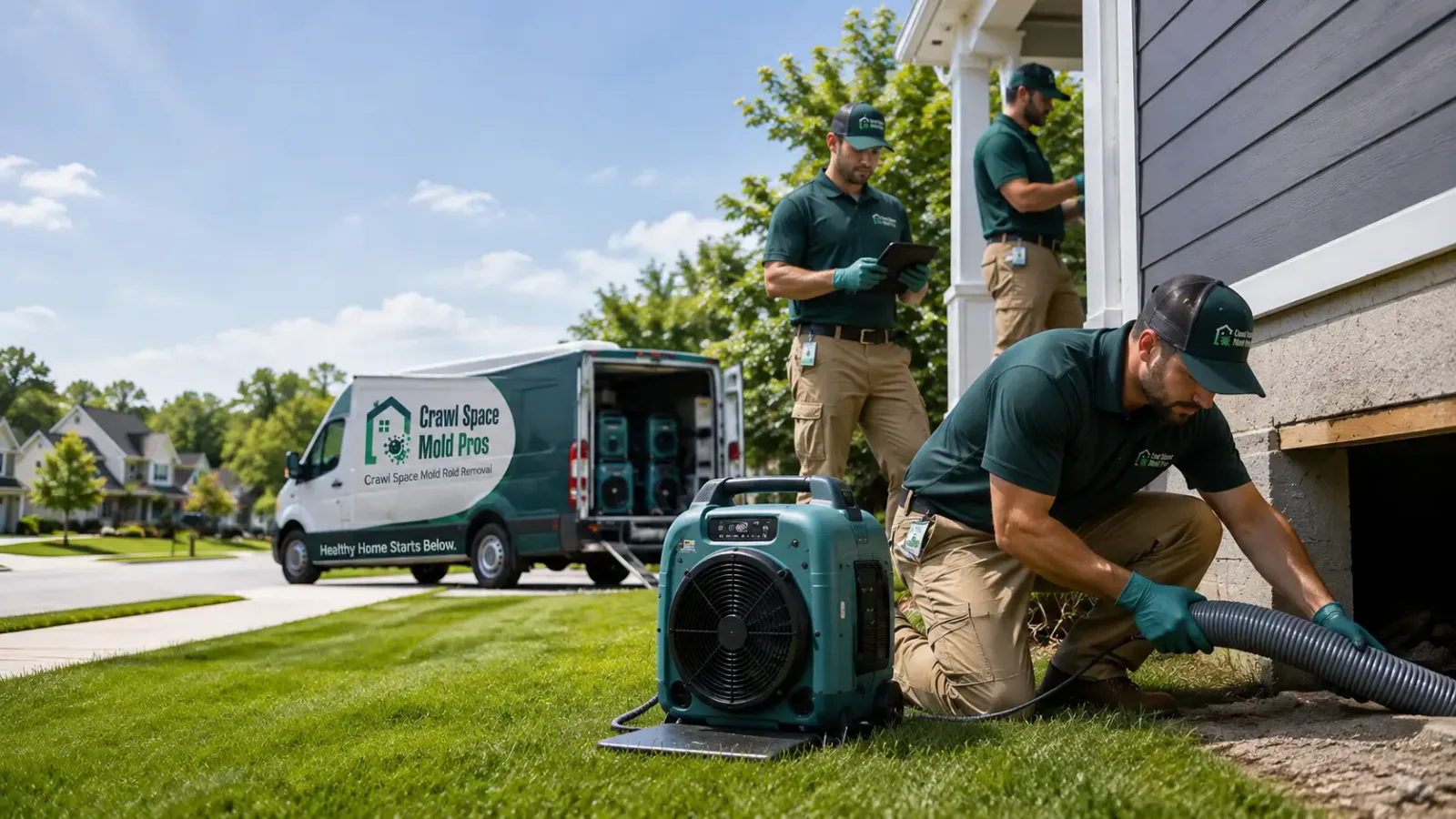 Crawl Space Mold Removal in Elm City, NC